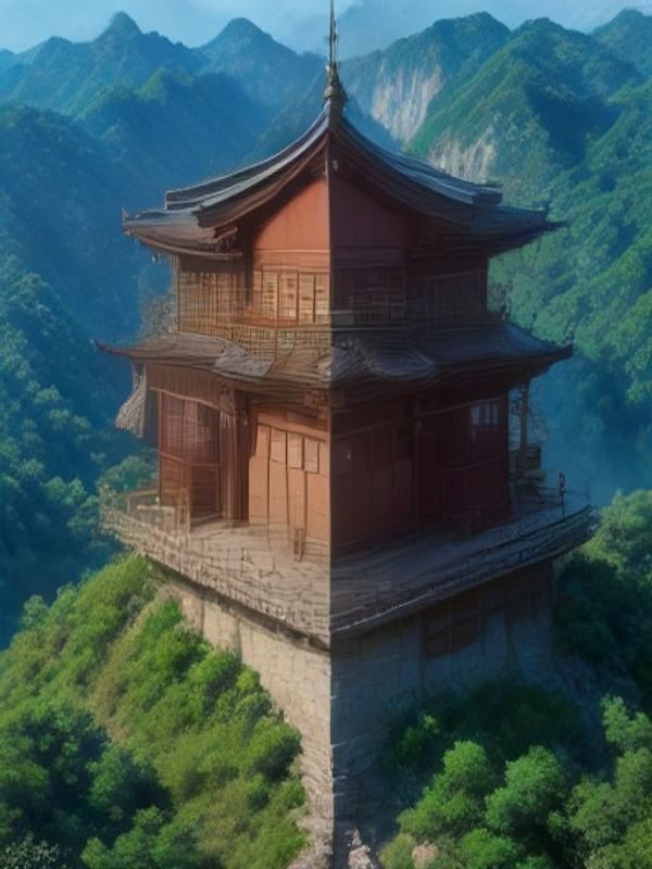 草榴社区导航站创始人在昏暗的深紫色书房中对着多个显示器整理社区信息索引，桌上摆满手写笔记与便利贴，窗外是夜晚城市霓虹灯光映射进来的粉紫色光晕